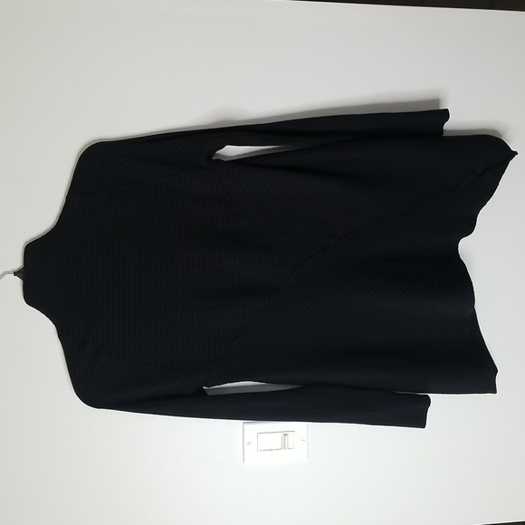 Worthington womens open front sweater black - Picture 5 of 7